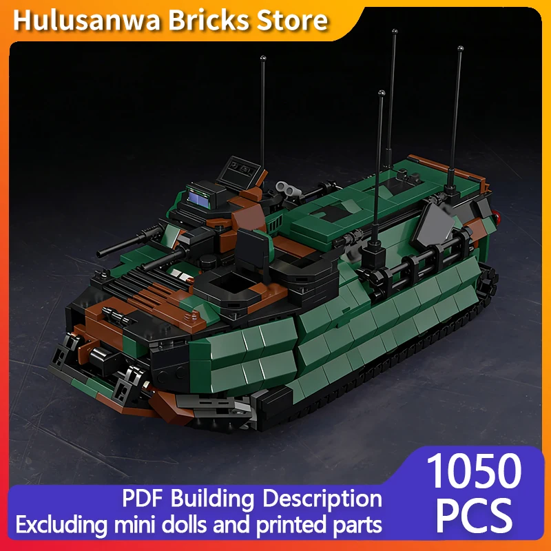 P7/A1 Amphibious Assault Vehicle Model MOC Building Bricks War Equipment Modular Technology Gifts Holiday Assemble Children Toys
P7/A1 Amphibious Assault Vehicle Model MOC Building Bricks War Equipment Modular Technology Gifts Holiday Assemble Children Toys