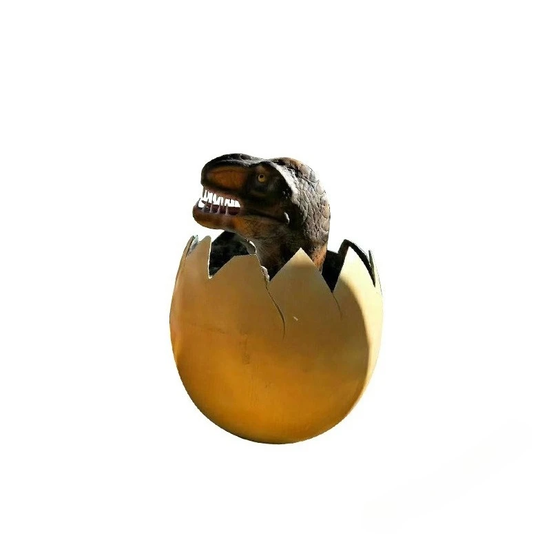 Outdoor amusement park square green space decoration dinosaur egg shape broken shell small dinosaur simulation ornament
Outdoor amusement park square green space decoration dinosaur egg shape broken shell small dinosaur simulation ornament