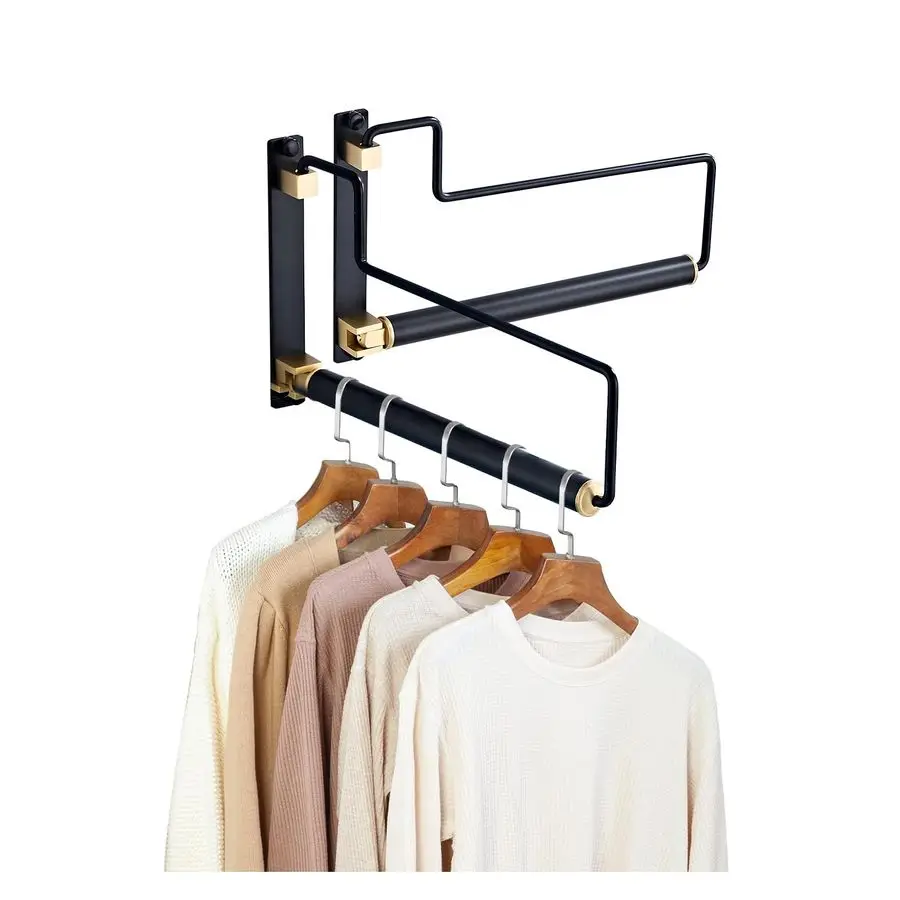Clothes Drying Rack, Laundry Racks for Drying Clothes, Wall Mounted Swing Arm Clothes Hanger for Laundry Room, Garage, Indoor am
Clothes Drying Rack, Laundry Racks for Drying Clothes, Wall Mounted Swing Arm Clothes Hanger for Laundry Room, Garage, Indoor am
