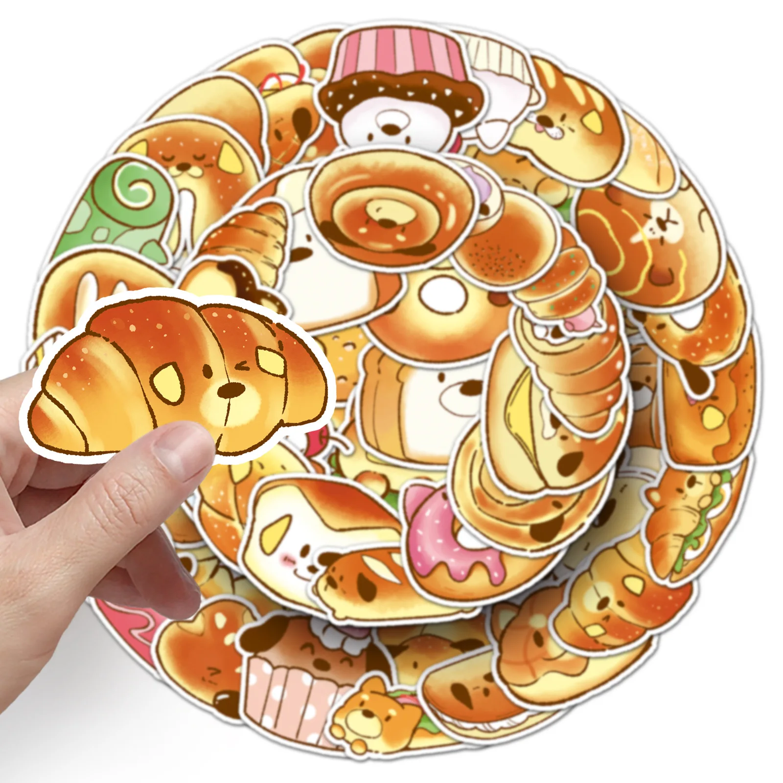 10/50PCS Bread Cartoon Stickers Baking Gourmet Graffiti Funny Food Meme Decoration Suitcase Laptop Guitar Car Bike Decals Toys
10/50PCS Bread Cartoon Stickers Baking Gourmet Graffiti Funny Food Meme Decoration Suitcase Laptop Guitar Car Bike Decals Toys