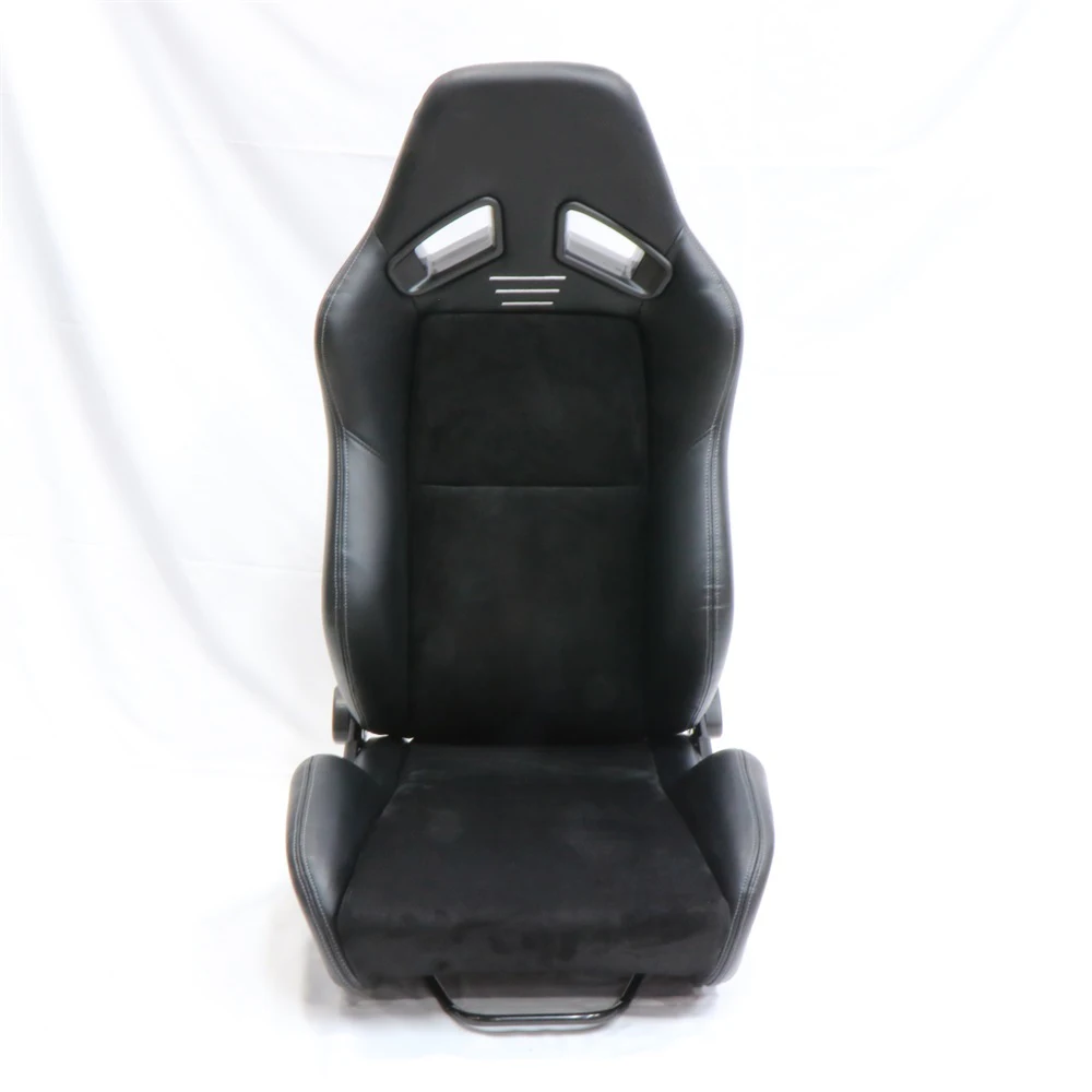 VELOT Racing Seat Черное замшевое универсальное автомобильное спортивное сиденье из ПВХ — конструкция с высокой спинкой, боковые подставки
VELOT Racing Seat Черное замшевое универсальное автомобильное спортивное сиденье из ПВХ — конструкция с высокой спинкой, боковые подставки