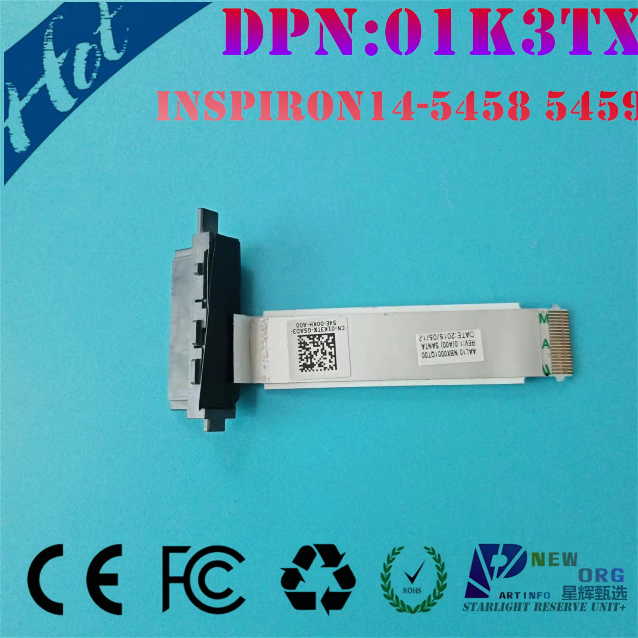 New ORG laptop ODD cable connector for DELL INSPINRON14 5458 5459 3567 3467 3568 3468 3562 AAL10 also 01K3TX
New ORG laptop ODD cable connector for DELL INSPINRON14 5458 5459 3567 3467 3568 3468 3562 AAL10 also 01K3TX