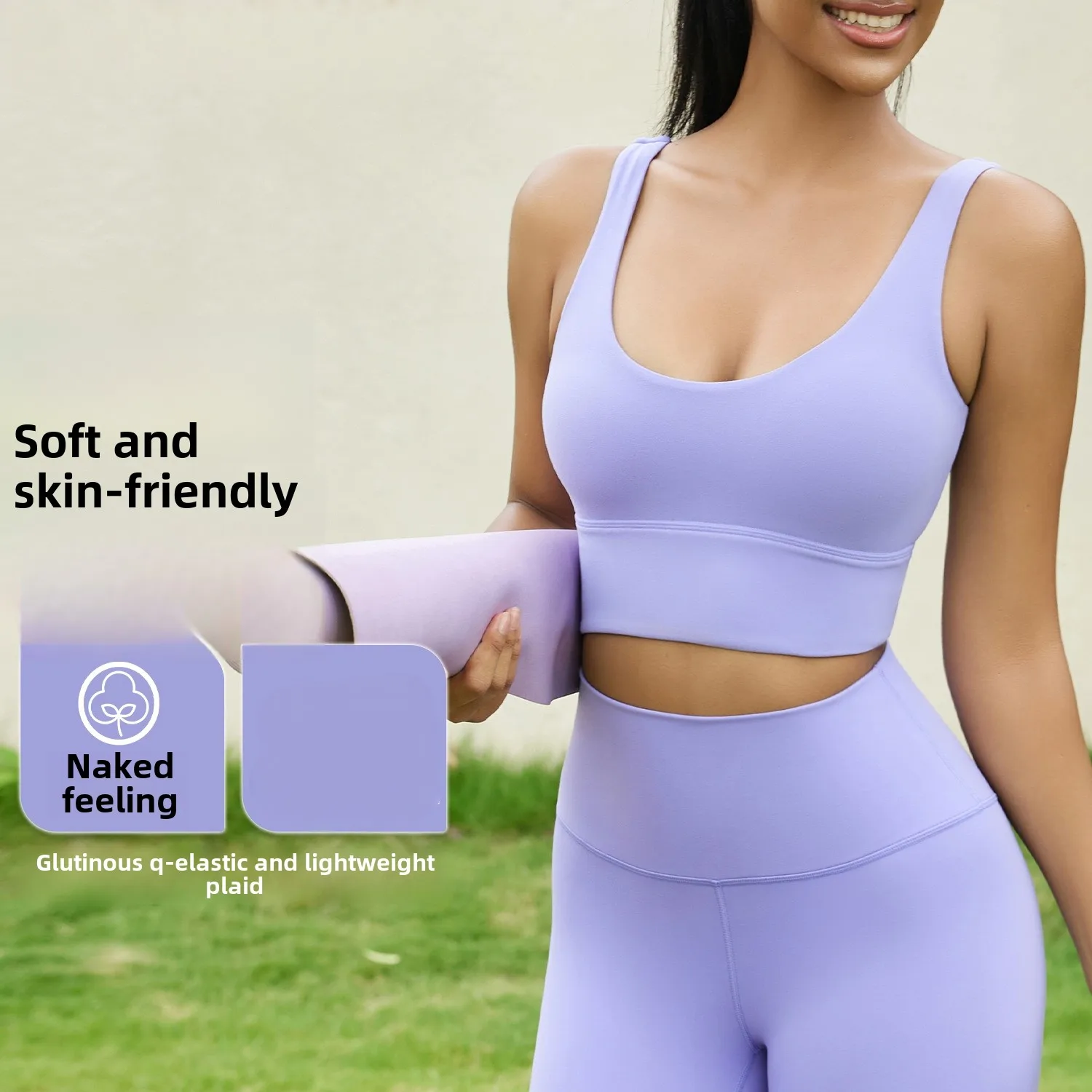 2025 New Women's Nude Feel Wide Shoulder Strap Yoga Underwear Detachable U Neck Sports Bra Breathable Ideal For Fitness Yoga
2025 New Women's Nude Feel Wide Shoulder Strap Yoga Underwear Detachable U Neck Sports Bra Breathable Ideal For Fitness Yoga