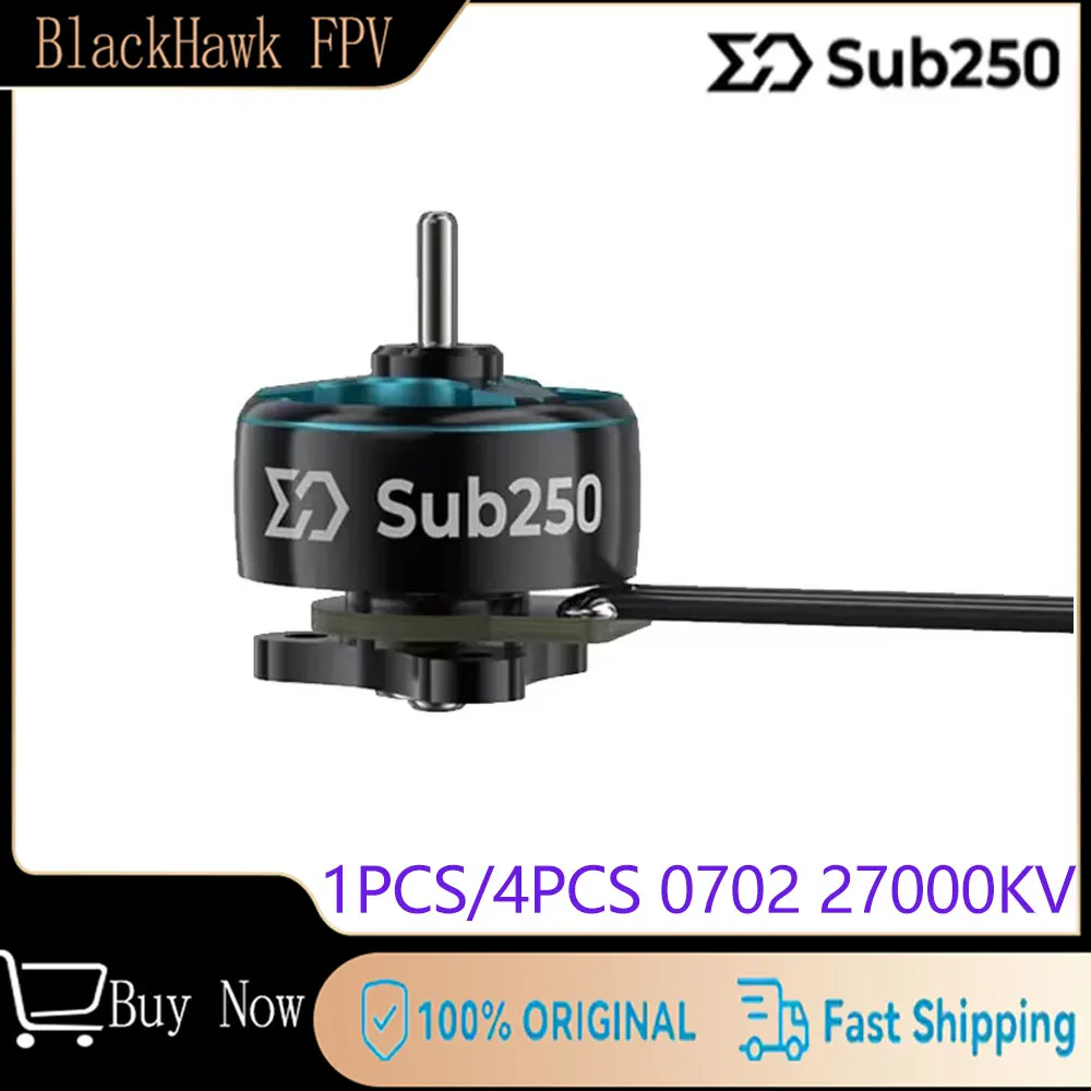 SUB250 0702 27000KV Brushless Motor for 1.2/1.4/1.6 Inch Micro FPV Drone High-Speed Lightweight RC Motor Parts
SUB250 0702 27000KV Brushless Motor for 1.2/1.4/1.6 Inch Micro FPV Drone High-Speed Lightweight RC Motor Parts
