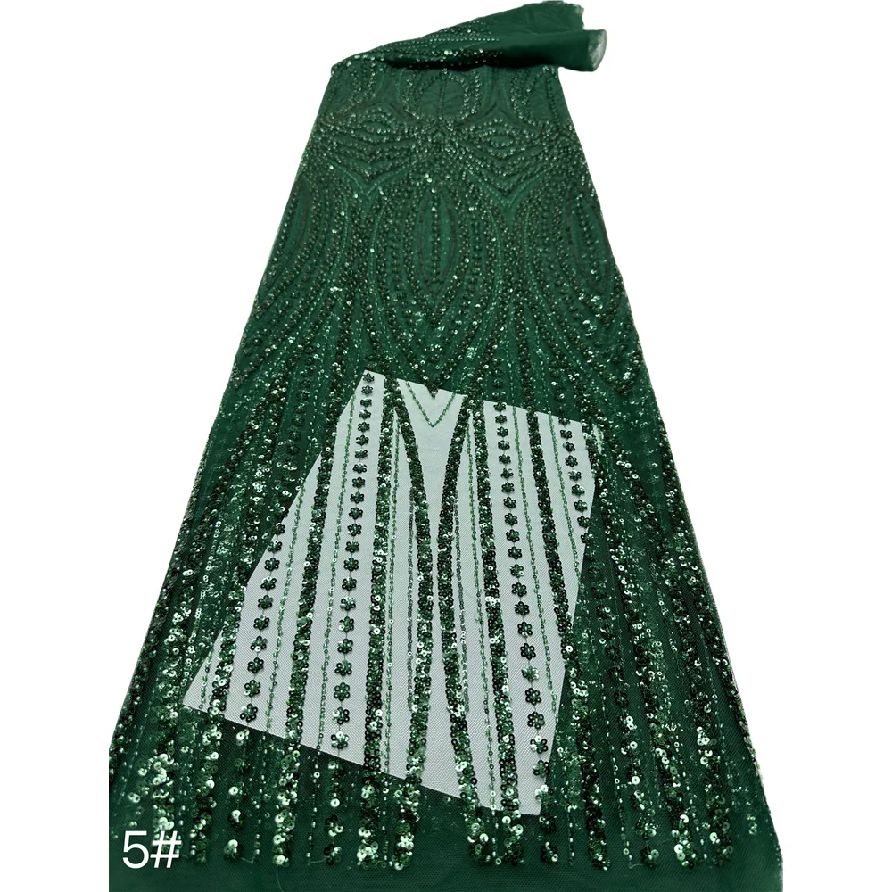 African Sequins Lace Fabric High Quality Lace Embroidery Beaded Mesh Fabric SYJ-14064214 For Women Wedding Party Dress
African Sequins Lace Fabric High Quality Lace Embroidery Beaded Mesh Fabric SYJ-14064214 For Women Wedding Party Dress
