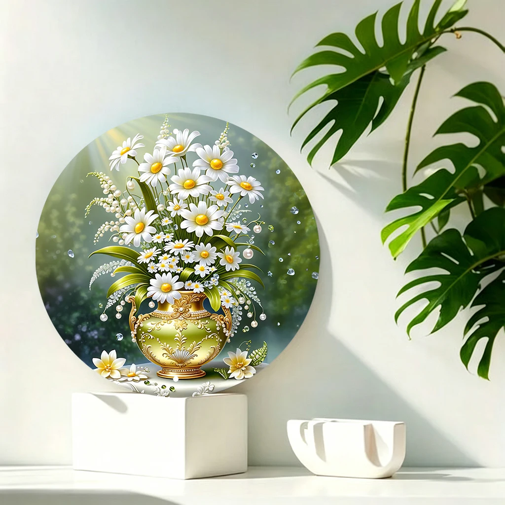 JIT 1-pc Green field white chick floral print round metal tin sign wall decor, easy to hang & lightweight, this lovely metal tin sign matches entryway, reading nook and bedroom for cozy space decoration, great present for friends and close girlfriends
JIT 1-pc Green field white chick floral print round metal tin sign wall decor, easy to hang & lightweight, this lovely metal tin sign matches entryway, reading nook and bedroom for cozy space decoration, great present for friends and close girlfriends