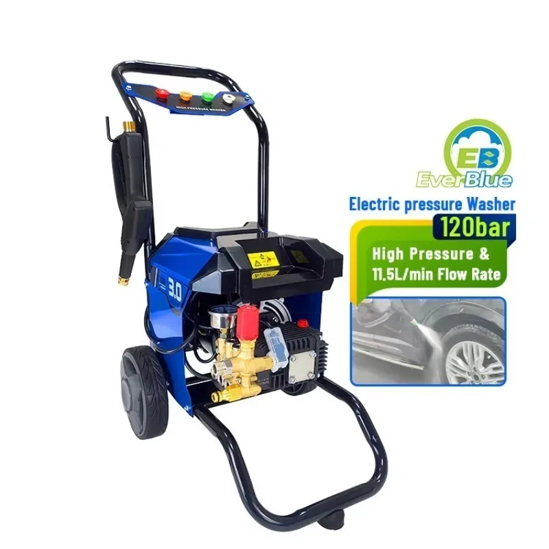 High Power Electric Pressure Washer 3000W 12L/min Flow Portable Car Washing Machine For Commercial Use
High Power Electric Pressure Washer 3000W 12L/min Flow Portable Car Washing Machine For Commercial Use
