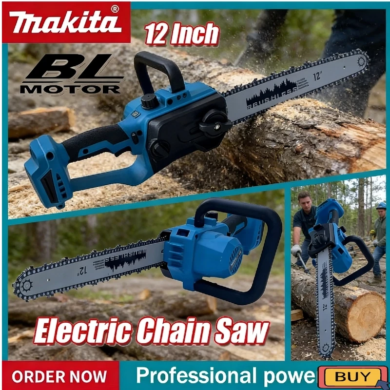 Makita 7000RPM Brushless Electric Chain Saw 600W Cordless Handheld Chainsaw For 18V Graden Pruning Power Tool
Makita 7000RPM Brushless Electric Chain Saw 600W Cordless Handheld Chainsaw For 18V Graden Pruning Power Tool