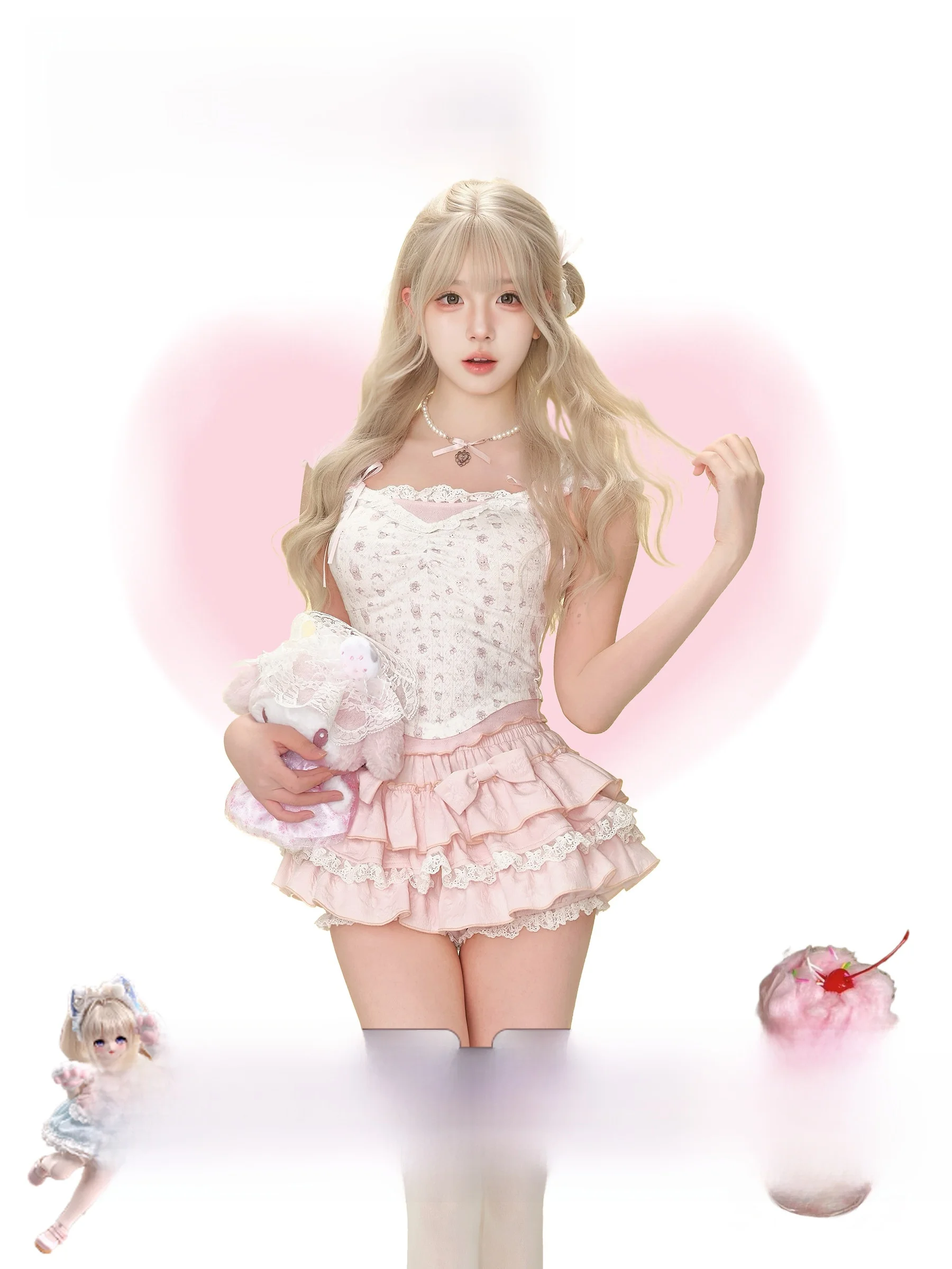 Sweet Style Floral Print Short Sleeve Top And Pink Cake Skirt Set for Young Women Summer New Arrival Fashion Outfit
Sweet Style Floral Print Short Sleeve Top And Pink Cake Skirt Set for Young Women Summer New Arrival Fashion Outfit