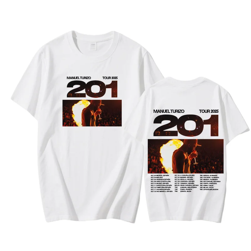 Manuel Turizo tour T Shirt Summer Hip Hop Tee-shirt Short Sleeve Korean 100%Cotton Clothing High Quality Female/Male Retro Tops
Manuel Turizo tour T Shirt Summer Hip Hop Tee-shirt Short Sleeve Korean 100%Cotton Clothing High Quality Female/Male Retro Tops