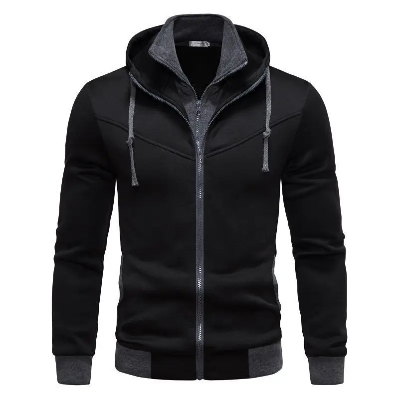 Men's Spring Fashion Casual Slim Fit Contrasting Color Hooded Cardigan Sweatshirt Thin Jacket Tracksuit Men
Men's Spring Fashion Casual Slim Fit Contrasting Color Hooded Cardigan Sweatshirt Thin Jacket Tracksuit Men