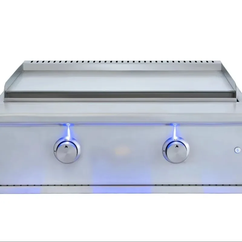 Stainless Steel 304 Flat Top Grill Outdoor Propane Cooking Plancha with Metal Construction
Stainless Steel 304 Flat Top Grill Outdoor Propane Cooking Plancha with Metal Construction