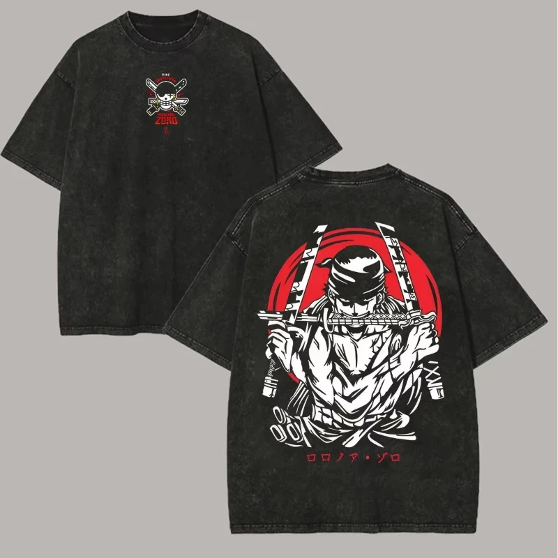 One Piece Zoro Graphic T Shirt Men Women Vintage Wash Short Sleeve Tee Summer 2026 Y2k Anime Print Cotton Streetwear Casual Tops
One Piece Zoro Graphic T Shirt Men Women Vintage Wash Short Sleeve Tee Summer 2026 Y2k Anime Print Cotton Streetwear Casual Tops