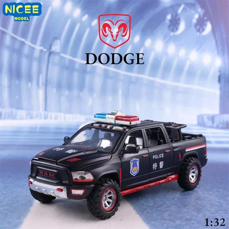 1:32 Dodge Ram Police Car, высокая имитация литья под давлением автомобиля, модель автомобиля из металлического сплава, коллекция детских игрушек, подарки
1:32 Dodge Ram Police Car, высокая имитация литья под давлением автомобиля, модель автомобиля из металлического сплава, коллекция детских игрушек, подарки