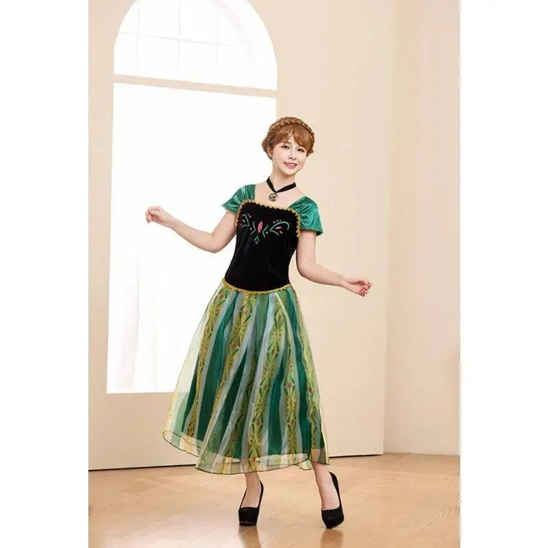 Potdemiel Disney Anna Cosplay Costume Adult Frozen Princess Dress Halloween Role Play Outfit Stage Show Performance
Potdemiel Disney Anna Cosplay Costume Adult Frozen Princess Dress Halloween Role Play Outfit Stage Show Performance
