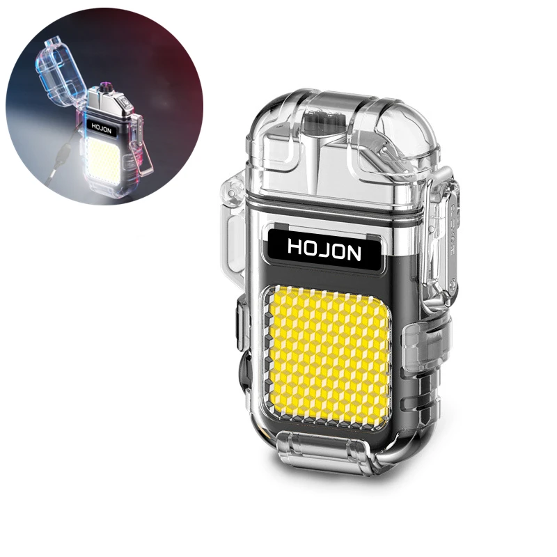 New Outdoor Camping Double Arc Lighter Multifunctional Windproof TYPE-C Lighter COB Lighting Mini Waterproof Cigarette Lighters
New Outdoor Camping Double Arc Lighter Multifunctional Windproof TYPE-C Lighter COB Lighting Mini Waterproof Cigarette Lighters