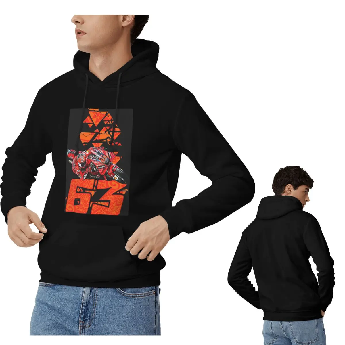 Francesco Bagnaia номер 63, толстовки с капюшоном Moto GP, мужские и женские повседневные пуловеры, толстовки в стиле хип-хоп с длинными рукавами и капюшоном, осень-зима
Francesco Bagnaia номер 63, толстовки с капюшоном Moto GP, мужские и женские повседневные пуловеры, толстовки в стиле хип-хоп с длинными рукавами и капюшоном, осень-зима