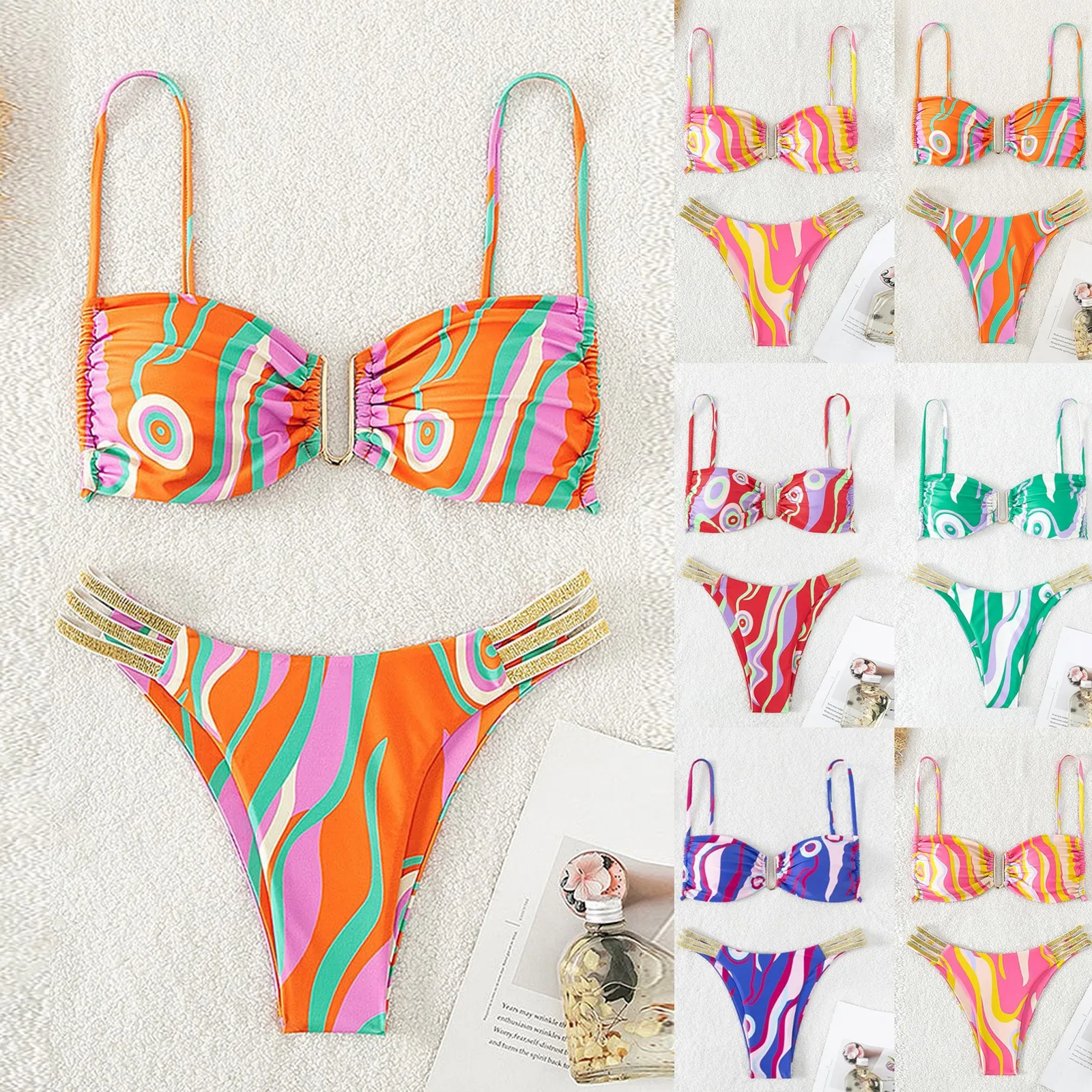 Women High Waist Bikinis Swimwear Swimuit Female Retro Beachewear Bikini Set Sexy Woman Swimsuits 2025 Beach Outfits
Women High Waist Bikinis Swimwear Swimuit Female Retro Beachewear Bikini Set Sexy Woman Swimsuits 2025 Beach Outfits