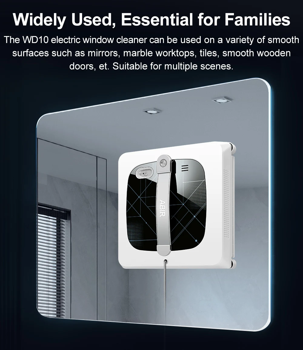 Auto Window Washer Robot with Rechargeable Battery
Auto Window Washer Robot with Rechargeable Battery