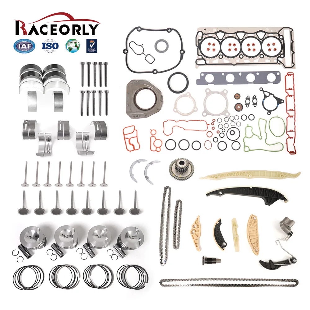 RACEORLY Engine Overhaul Kit Oversized +0.25mm 21mm For VW Audi 2.0 CDN CCT CCZ
RACEORLY Engine Overhaul Kit Oversized +0.25mm 21mm For VW Audi 2.0 CDN CCT CCZ