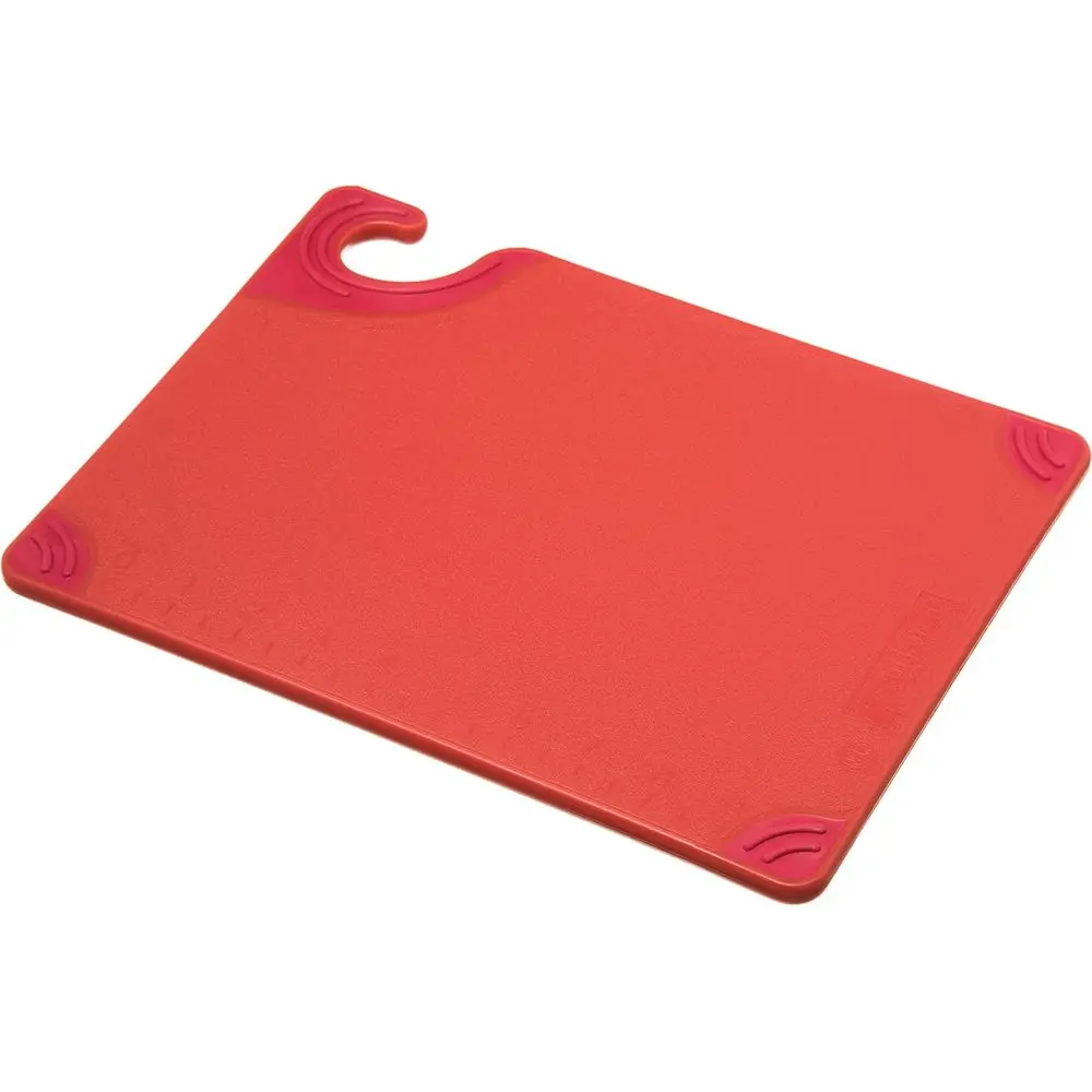 Plastic Cutting Board with Safety Hook, 9 x 12 x 0.375, Red
Plastic Cutting Board with Safety Hook, 9 x 12 x 0.375, Red