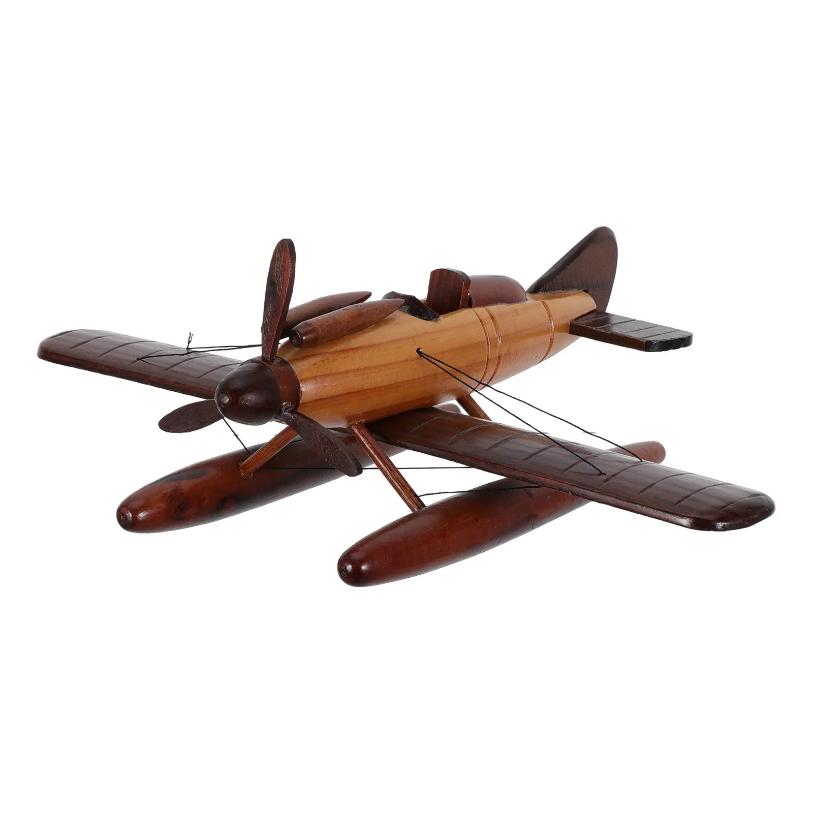 Vintage Wooden Desktop Ornament Retro Airplane Sculpture Decor for Living Room Office Workspace Tabletop Aviation
Vintage Wooden Desktop Ornament Retro Airplane Sculpture Decor for Living Room Office Workspace Tabletop Aviation