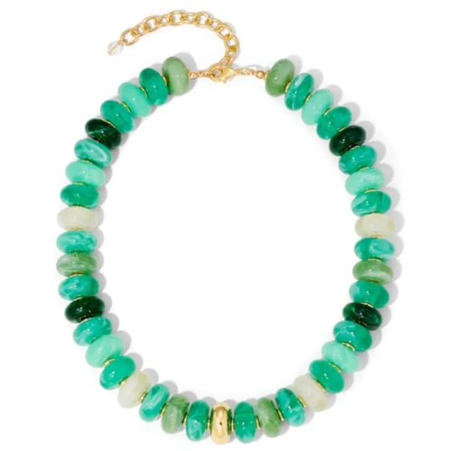 Chunky Beaded Choker Necklace for Women Statement Necklace with Gold Accent Adjustable Beach Summer Jewelry Trendy Boho Necklac
Chunky Beaded Choker Necklace for Women Statement Necklace with Gold Accent Adjustable Beach Summer Jewelry Trendy Boho Necklac