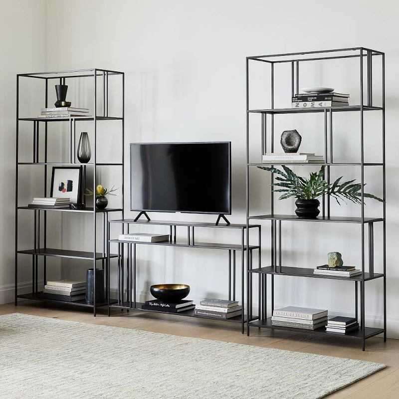 Nordic style wrought iron long porch table double shelf living room door storage rack light luxury simple household table
Nordic style wrought iron long porch table double shelf living room door storage rack light luxury simple household table