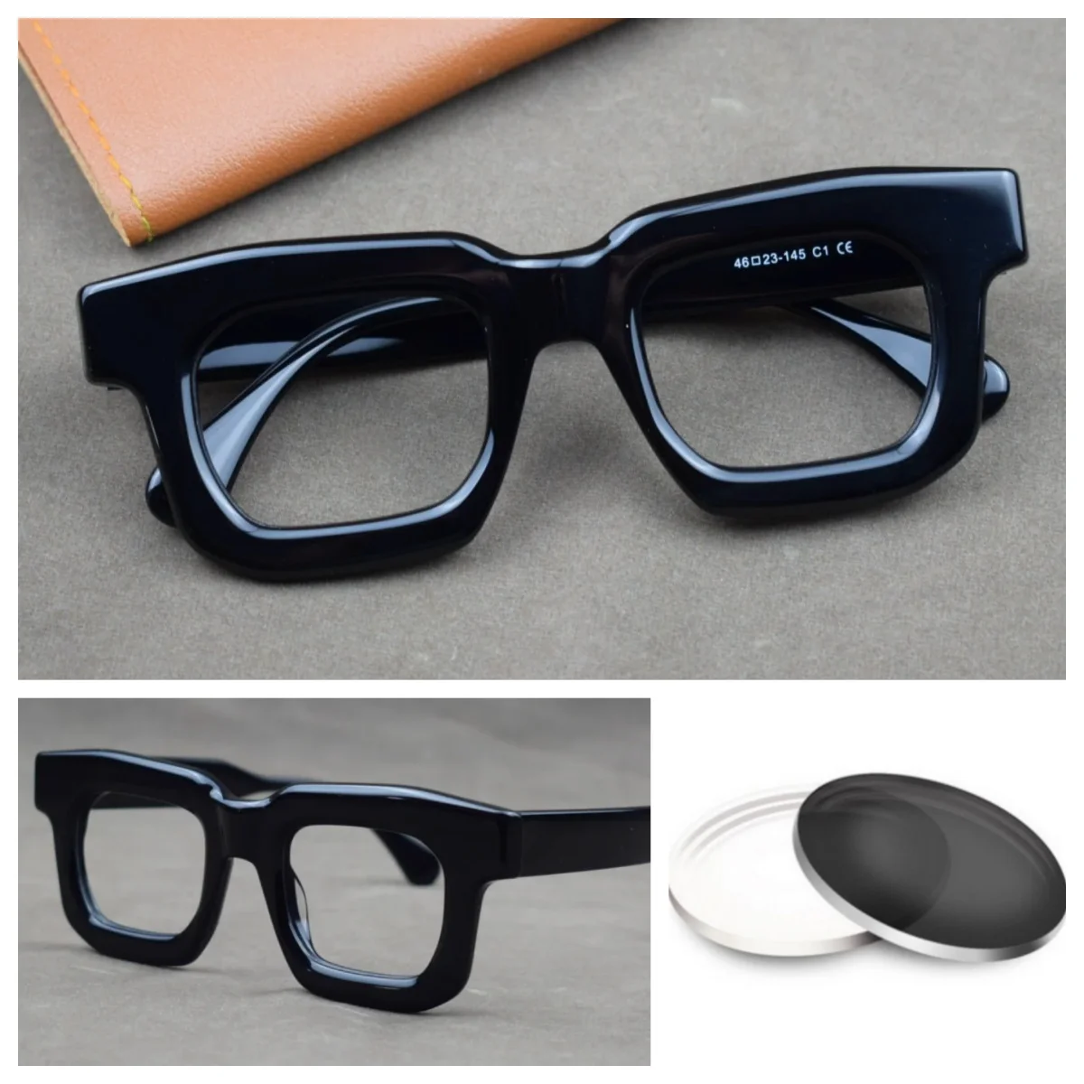 Handmade Acetate Prescription Glasses Men Women Square Anti-Blue-Ray Myopia Optical Eyewear Photochromic Custom Eyeglasses
Handmade Acetate Prescription Glasses Men Women Square Anti-Blue-Ray Myopia Optical Eyewear Photochromic Custom Eyeglasses