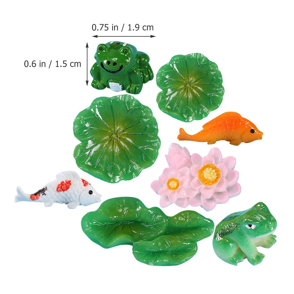 1Set Mini Frog Decorations Bonsai Craft Miniature Lawn Garden Ornament DIY Garden Terrarium Decor Lotus Leaf Ornaments 
1Set Mini Frog Decorations Bonsai Craft Miniature Lawn Garden Ornament DIY Garden Terrarium Decor Lotus Leaf Ornaments