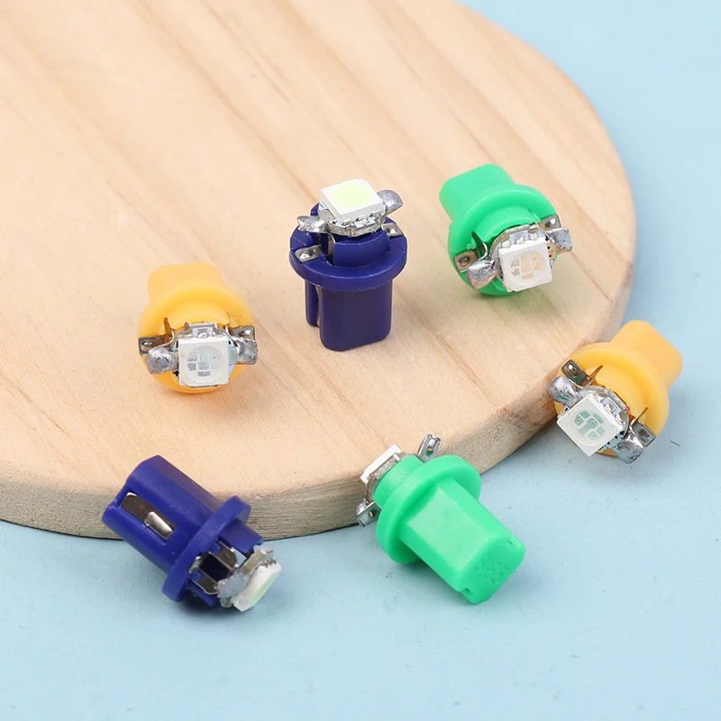 10 шт. T5 B8.5d LED 5050 SMD светодиодные лампы для салона автомобиля, приборный светильник, автомобильная приборная панель, боковой выключатель, лампы, автомобильные аксессуары
10 шт. T5 B8.5d LED 5050 SMD светодиодные лампы для салона автомобиля, приборный светильник, автомобильная приборная панель, боковой выключатель, лампы, автомобильные аксессуары