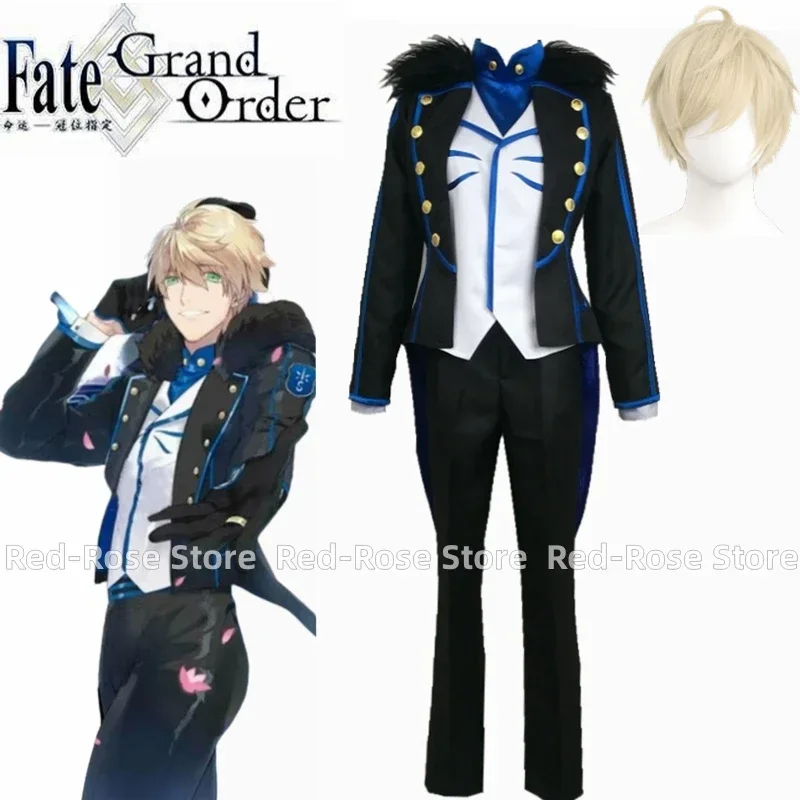 Fate Grand Order FGO Arthur Pendragon Load Camelot Cosplay Costume Cos Wig Christmas Party Halloween Customize Any Size
Fate Grand Order FGO Arthur Pendragon Load Camelot Cosplay Costume Cos Wig Christmas Party Halloween Customize Any Size