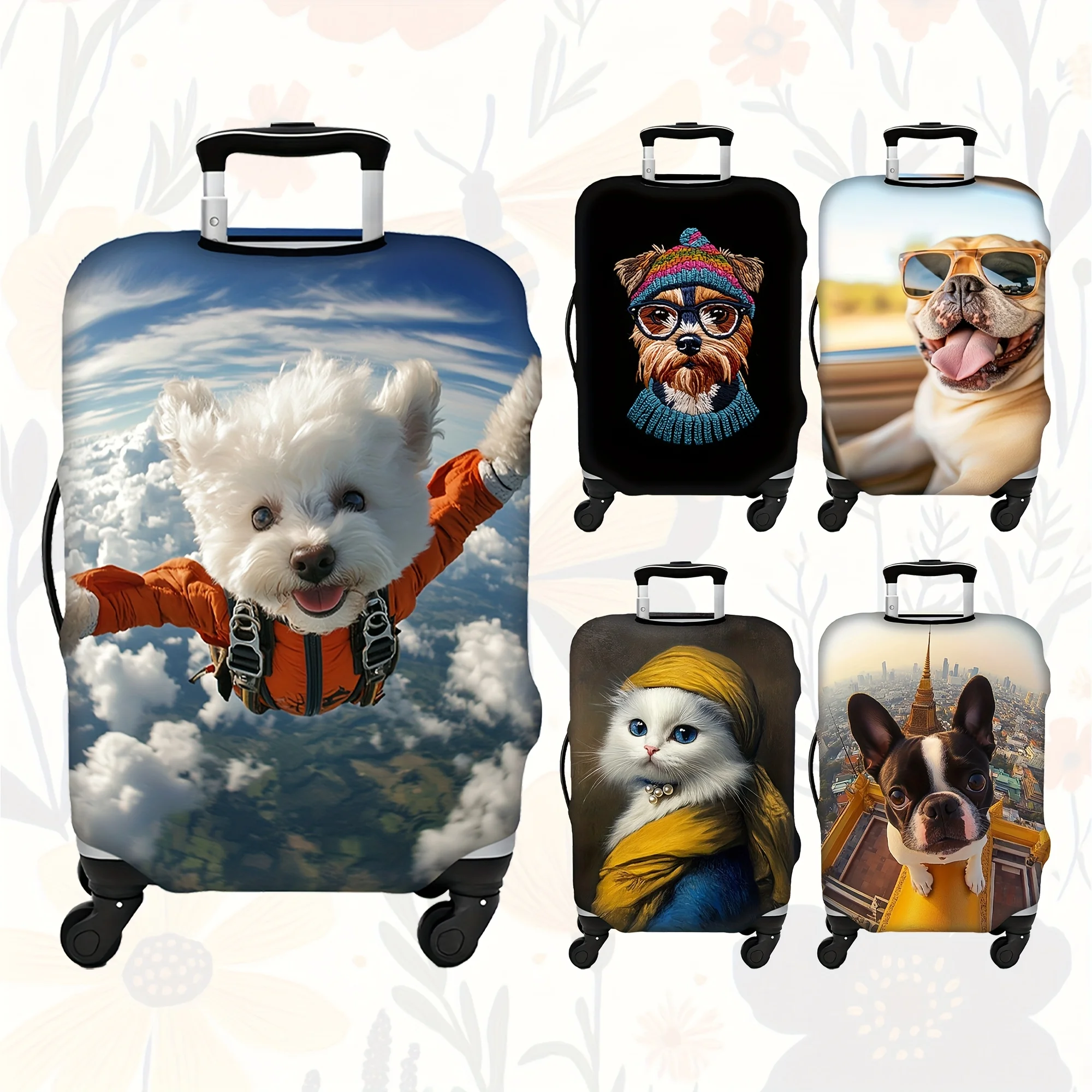 Casual style polyester duffel bag, durable, washable, dust case protective cover to protect your luggage
Casual style polyester duffel bag, durable, washable, dust case protective cover to protect your luggage