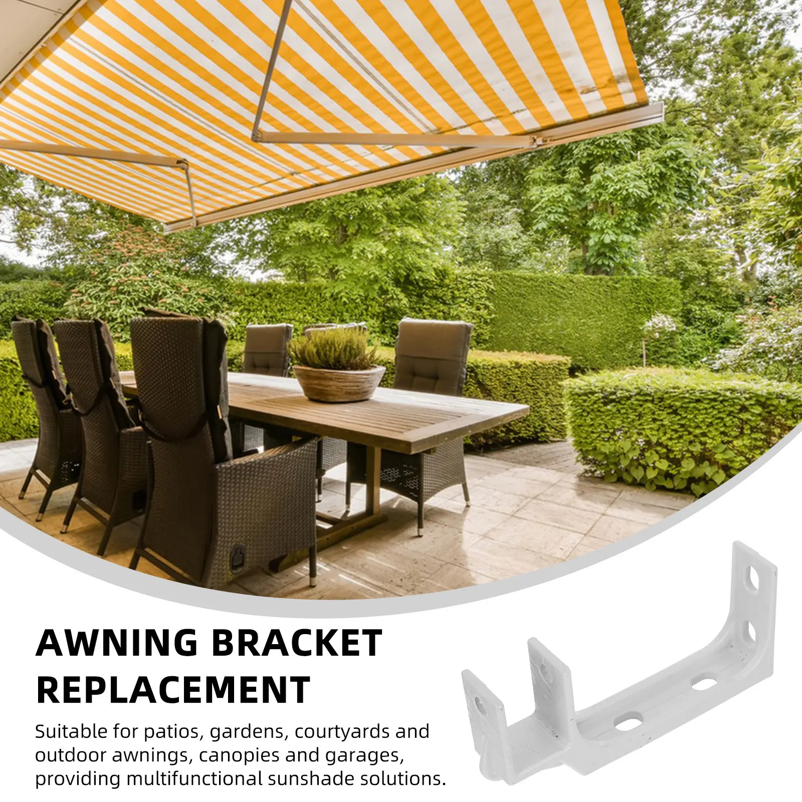 40 Tube Awning Bracket Replacement Mounting Bracket Retractable Awnings Wall Mount Support for Electric Manual Sunshades Outdoor
40 Tube Awning Bracket Replacement Mounting Bracket Retractable Awnings Wall Mount Support for Electric Manual Sunshades Outdoor