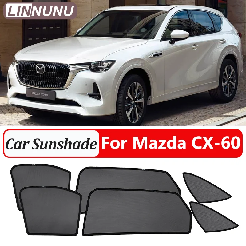 LINNUNU For Mazda CX-60 2022-2026 accessories Car sunshade Curtain Window Mesh Magnetic Sun Shade UV Protection Privacy Blocking
LINNUNU For Mazda CX-60 2022-2026 accessories Car sunshade Curtain Window Mesh Magnetic Sun Shade UV Protection Privacy Blocking