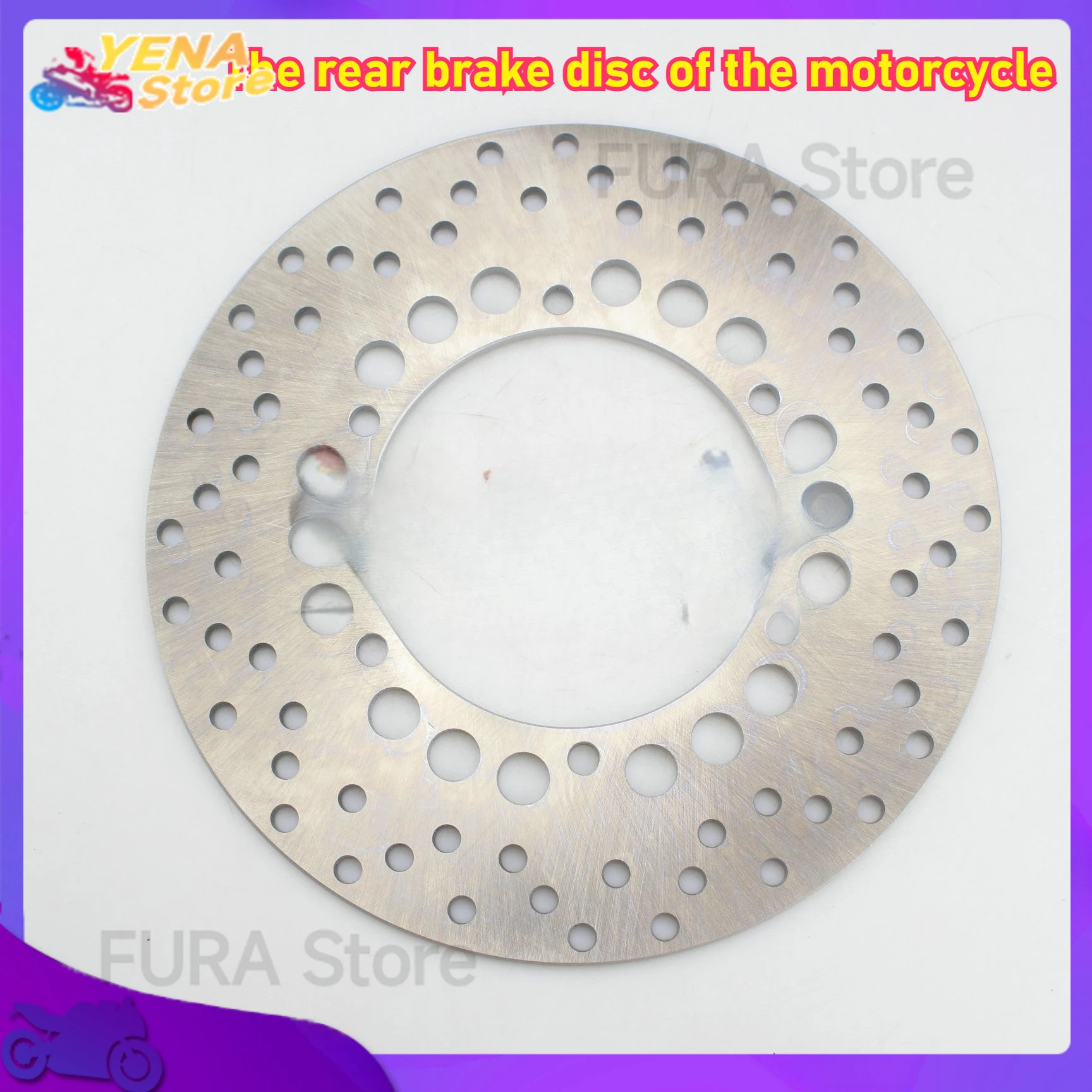 Motorcycle parts are suitable for the rear brake disc rotors of Yamaha FZ400, SRX400, XJ400, XJR400, FZ600, FZR600, and FZS600
Motorcycle parts are suitable for the rear brake disc rotors of Yamaha FZ400, SRX400, XJ400, XJR400, FZ600, FZR600, and FZS600