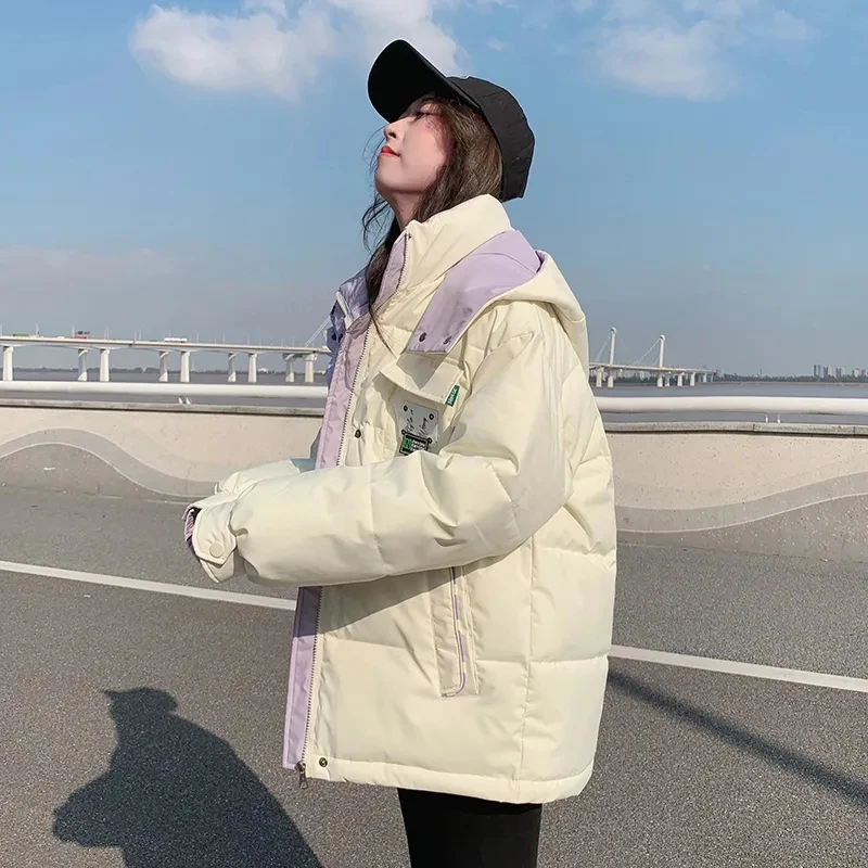 Down Cotton Jacket Women 2023 Winter Jackets New Fashion Loose Warm All-match Bread Coat Female Hooded Splicing Thick Parkas
Down Cotton Jacket Women 2023 Winter Jackets New Fashion Loose Warm All-match Bread Coat Female Hooded Splicing Thick Parkas