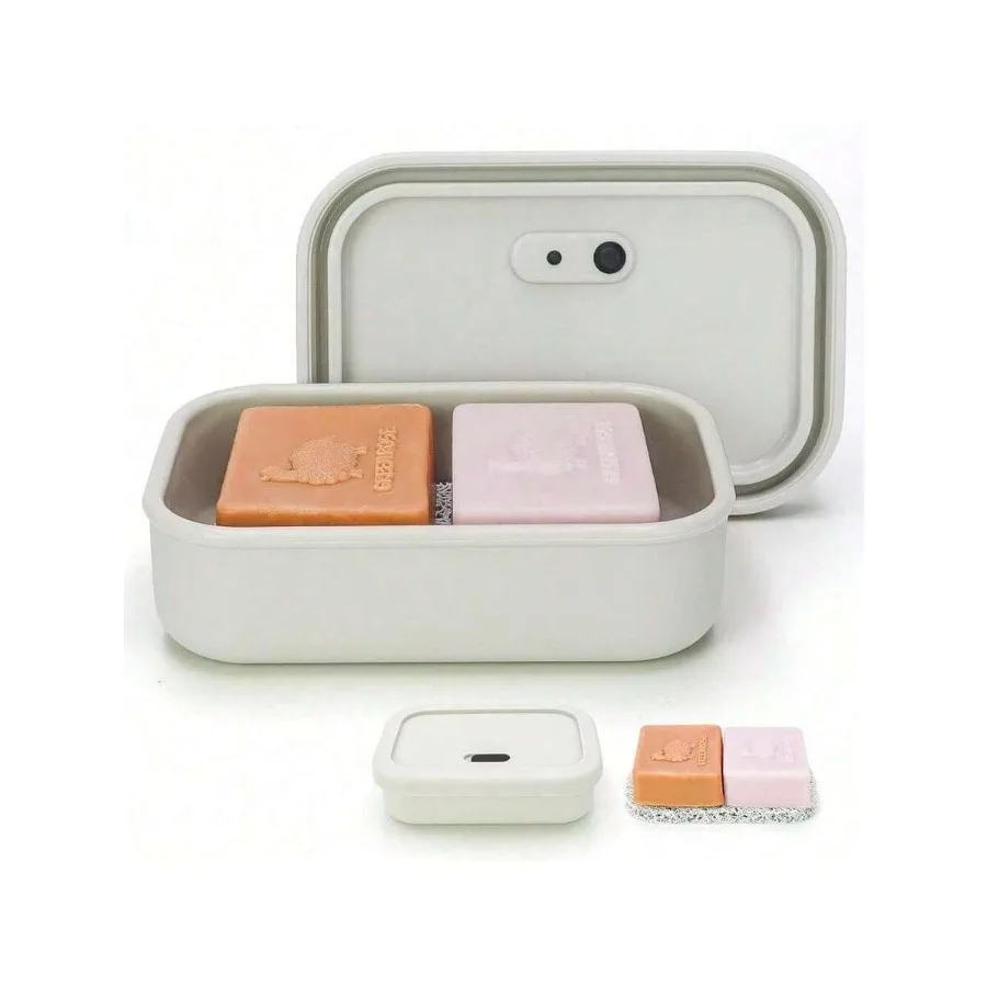 Silicone Enhanced Leak Proof Travel Soap Case, Vented Shampoo Bar Holder, Large Bar Soap Box With Lid Portable Soap Dish With D
Silicone Enhanced Leak Proof Travel Soap Case, Vented Shampoo Bar Holder, Large Bar Soap Box With Lid Portable Soap Dish With D