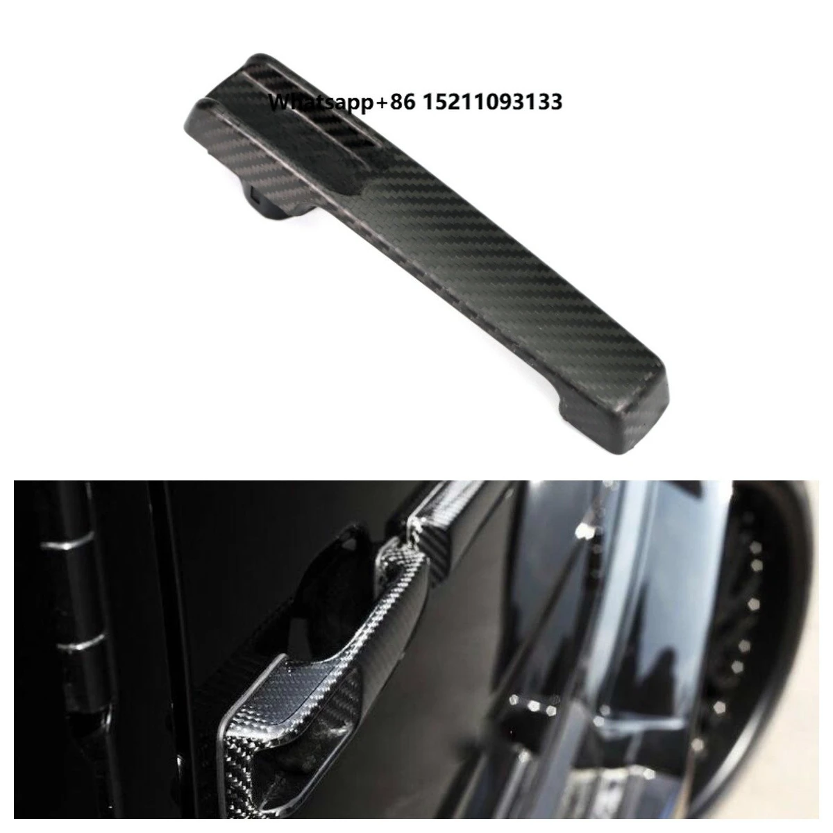 Dry Carbon Fiber Car Door Handle Cover Suitable for W464 G500 G63 Car Side Door Handle Cover Exterior Trim
Dry Carbon Fiber Car Door Handle Cover Suitable for W464 G500 G63 Car Side Door Handle Cover Exterior Trim