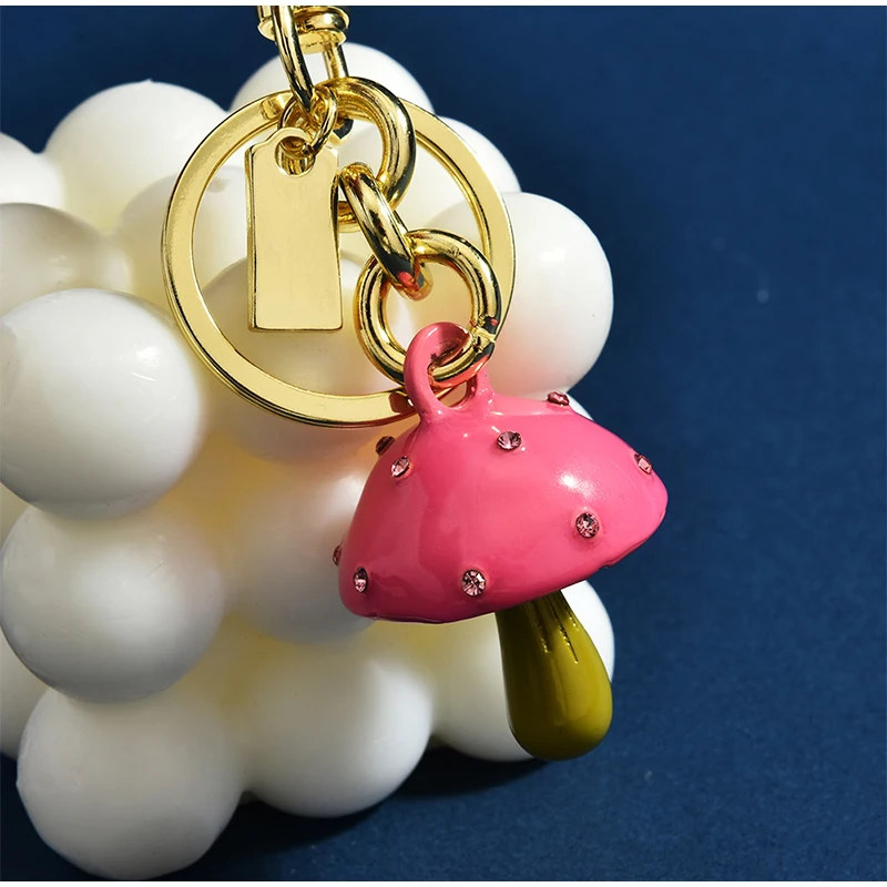 High Quality Hand-sewn Strawberry Pendant Cute Cherry Bag Charm Keychain Ornament Bag Mushroom Fruit Pendant Car Bag Accessories
High Quality Hand-sewn Strawberry Pendant Cute Cherry Bag Charm Keychain Ornament Bag Mushroom Fruit Pendant Car Bag Accessories