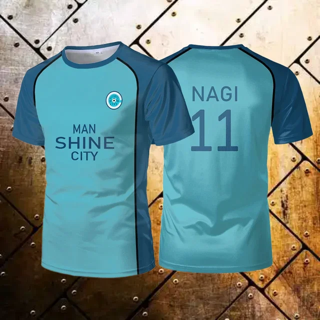Cartoon Anime Blue Lock Cosplay Sportswear Men Shine City Jersey Men's and Women's Casual Sports Printed Top Motocyle T-shirt
Cartoon Anime Blue Lock Cosplay Sportswear Men Shine City Jersey Men's and Women's Casual Sports Printed Top Motocyle T-shirt