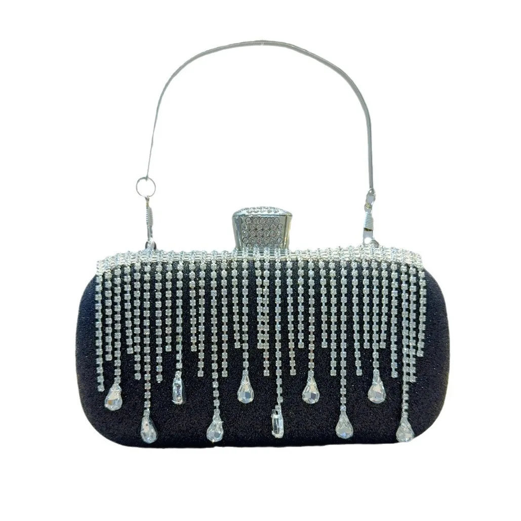 Tassel - Adorned Evening Bag, Suitable As A Clutch For Evening Dresses And Banquets Diamond - Decorated Oblique Span Dinner Bag
Tassel - Adorned Evening Bag, Suitable As A Clutch For Evening Dresses And Banquets Diamond - Decorated Oblique Span Dinner Bag