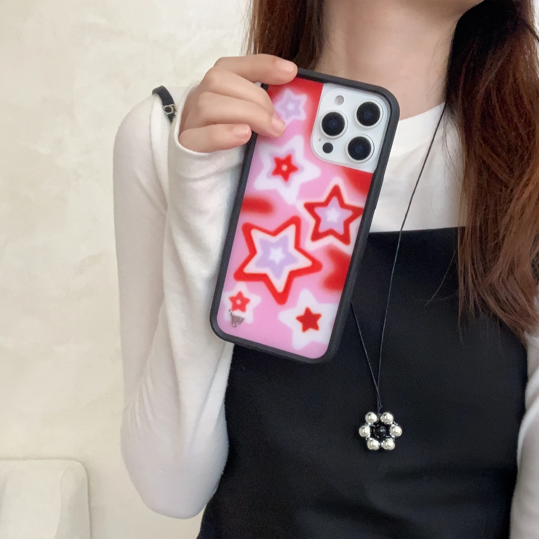 Cute Glitzy Star Bottom Cover Wildflower Strawberry Flower Case for iPhone 12 13 Pro 14 Plus 15 Plus 16 Plus 15 Pro 16 Pro Max
Cute Glitzy Star Bottom Cover Wildflower Strawberry Flower Case for iPhone 12 13 Pro 14 Plus 15 Plus 16 Plus 15 Pro 16 Pro Max