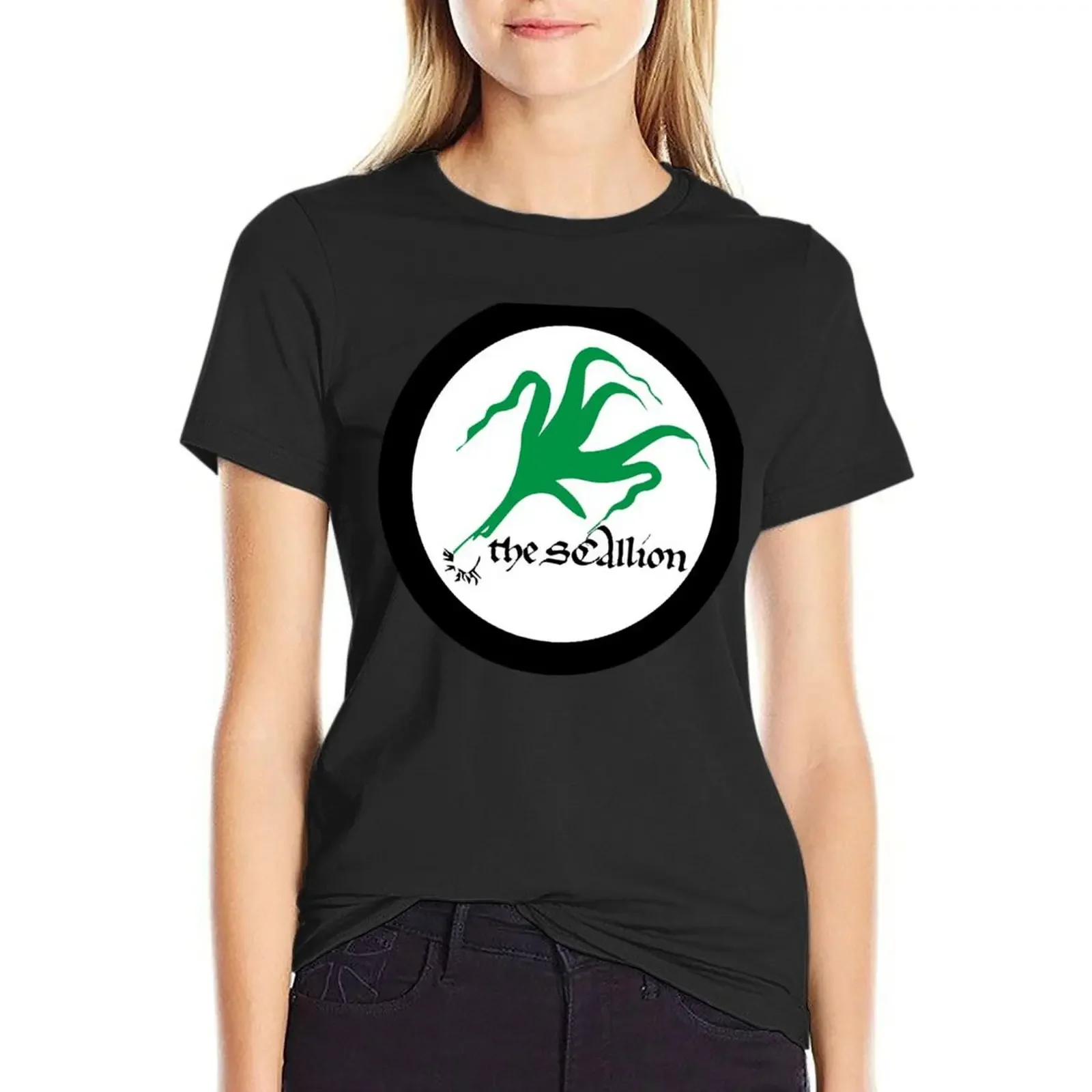 the SCAllion - round T-Shirt graphics sweat hippie clothes white t shirts for Women
the SCAllion - round T-Shirt graphics sweat hippie clothes white t shirts for Women