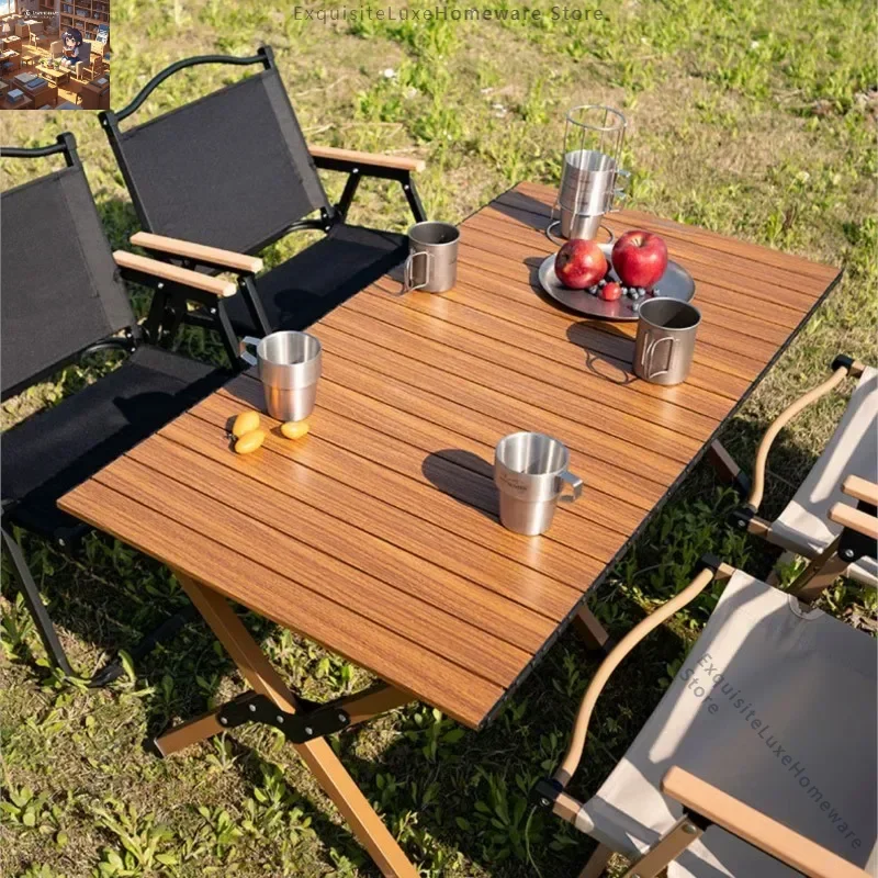 Richome Camping Table Set - Aluminum Alloy Portable Folding Table & Chairs for Outdoor, Picnic, BBQ, IGT, Lightweight
Richome Camping Table Set - Aluminum Alloy Portable Folding Table & Chairs for Outdoor, Picnic, BBQ, IGT, Lightweight