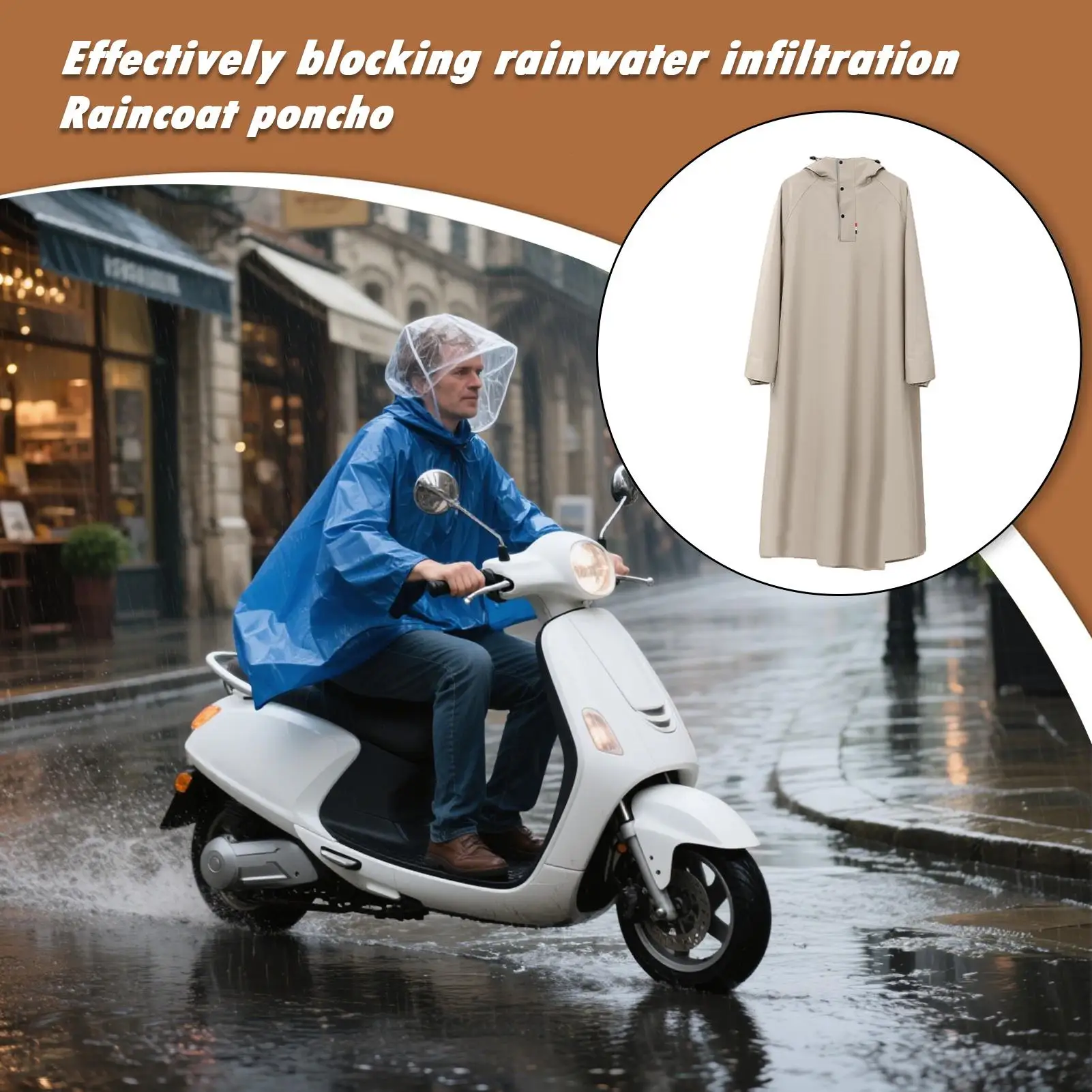 Rain Poncho Motorcycle Riding Raincoat Reusable Long Motorcycle Rain Poncho For Men Women Scooter Fishing Camping Outdoor
Rain Poncho Motorcycle Riding Raincoat Reusable Long Motorcycle Rain Poncho For Men Women Scooter Fishing Camping Outdoor