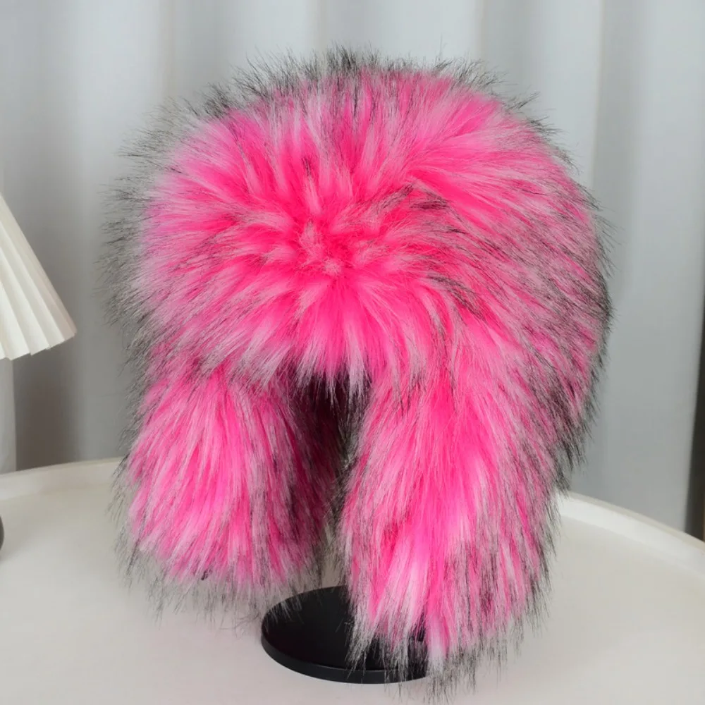 Fluffy Bomber Hats Faux Fur Russian Style Faux Fur Hats Round Earflap Warm Faux Raccoon Fur Beanies
Fluffy Bomber Hats Faux Fur Russian Style Faux Fur Hats Round Earflap Warm Faux Raccoon Fur Beanies