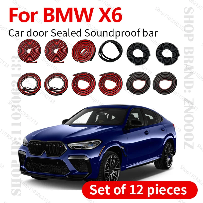 For 2008-2025 F16/G06 BMW X6 Car Door Seal Strip Rubber Double Layer Sealing Protector Soundproof Dustproof Seal Strip 12PCS Set
For 2008-2025 F16/G06 BMW X6 Car Door Seal Strip Rubber Double Layer Sealing Protector Soundproof Dustproof Seal Strip 12PCS Set