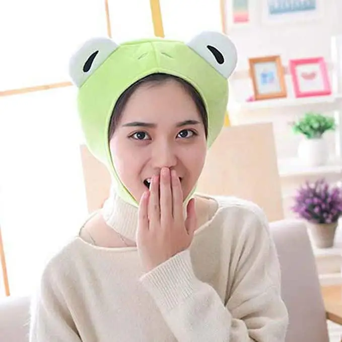 Зеленая зимняя теплая шапка-лягушка для любителей селфи, веселых вечеринок, фотосессий, выступлений на сцене, костюм для Хэллоуина и косплея
Зеленая зимняя теплая шапка-лягушка для любителей селфи, веселых вечеринок, фотосессий, выступлений на сцене, костюм для Хэллоуина и косплея