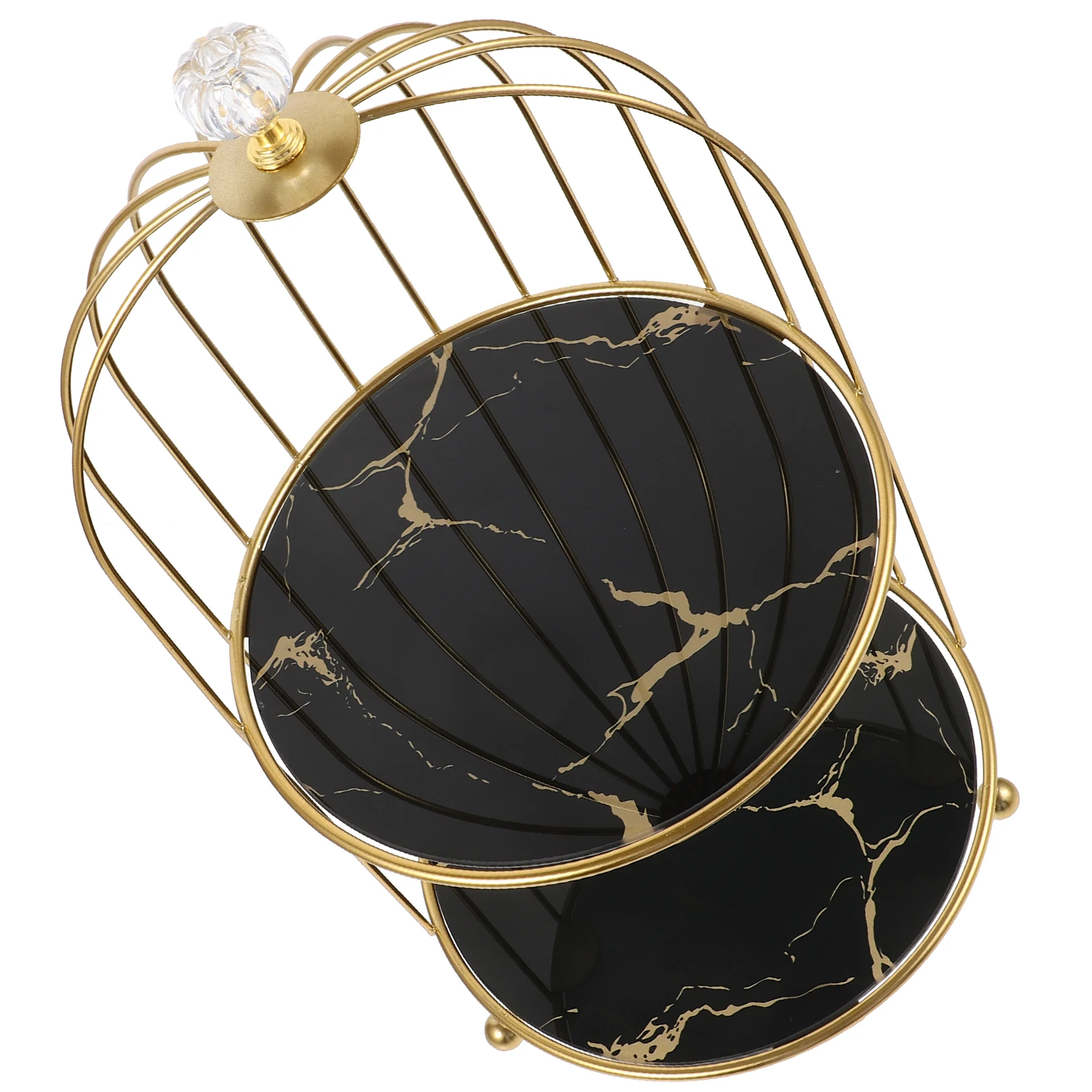 Double Tiers Bird Cage Makeup Organizer Shelf for Perfume Lipstick Storage Vanity Bathroom Countertop Decorative
Double Tiers Bird Cage Makeup Organizer Shelf for Perfume Lipstick Storage Vanity Bathroom Countertop Decorative